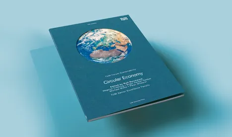  Buchveröffentlichung in der Reihe TUM Forum Sustainability: Circular Economy Das neue Buch "Circular Economy" der Reihe TUM Forum Sustainability fasst die Ergebnisse eines gleichnamigen Symposiums im Sommer 2021 zusammen. Expertinnen und Experten aus Wissenschaft und Wirtschaft haben dabei in einem mehrstufigen Prozess Handlungsempfehlungen herausgearbeitet, aber auch Forschungsbedarf identifiziert. Bild: KW NEUN Grafikagentur